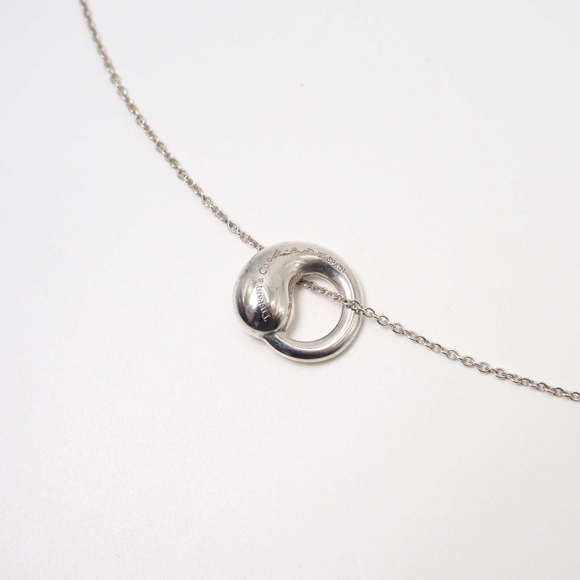 c951 美品　ティファニー　エターナルサークル　ネックレス　Ag 925 Tiffany&Co. エターナルサークル ネックレス シルバー925 ティファニー