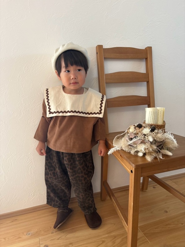【即納】leopard corduroy pants