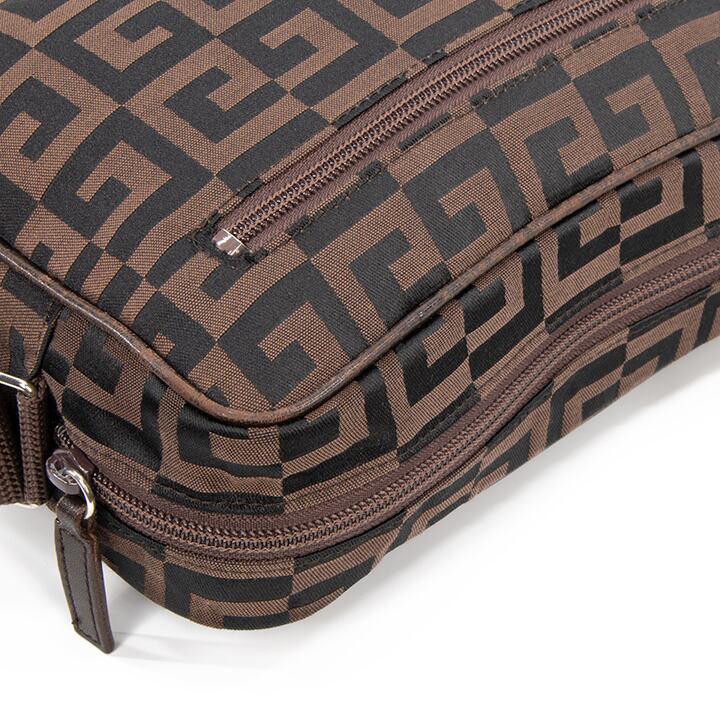 【美品】ジバンシィ GIVENCHY ボストンバッグ 茶系 A4型押し レザー 限界価格・送料無料・良品】GIVENCHY・ジバンシィ・ショルダーバッグ