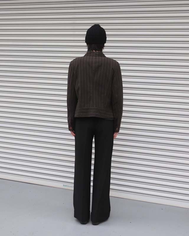 combination stripe box jacket