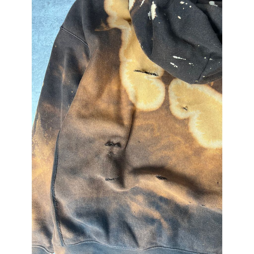 grunge vintage フェードブリーチ ボロスウェット 褪色 ダメージ grunge vintage フェードブリーチ ボロスウェット 褪色 ダメージ