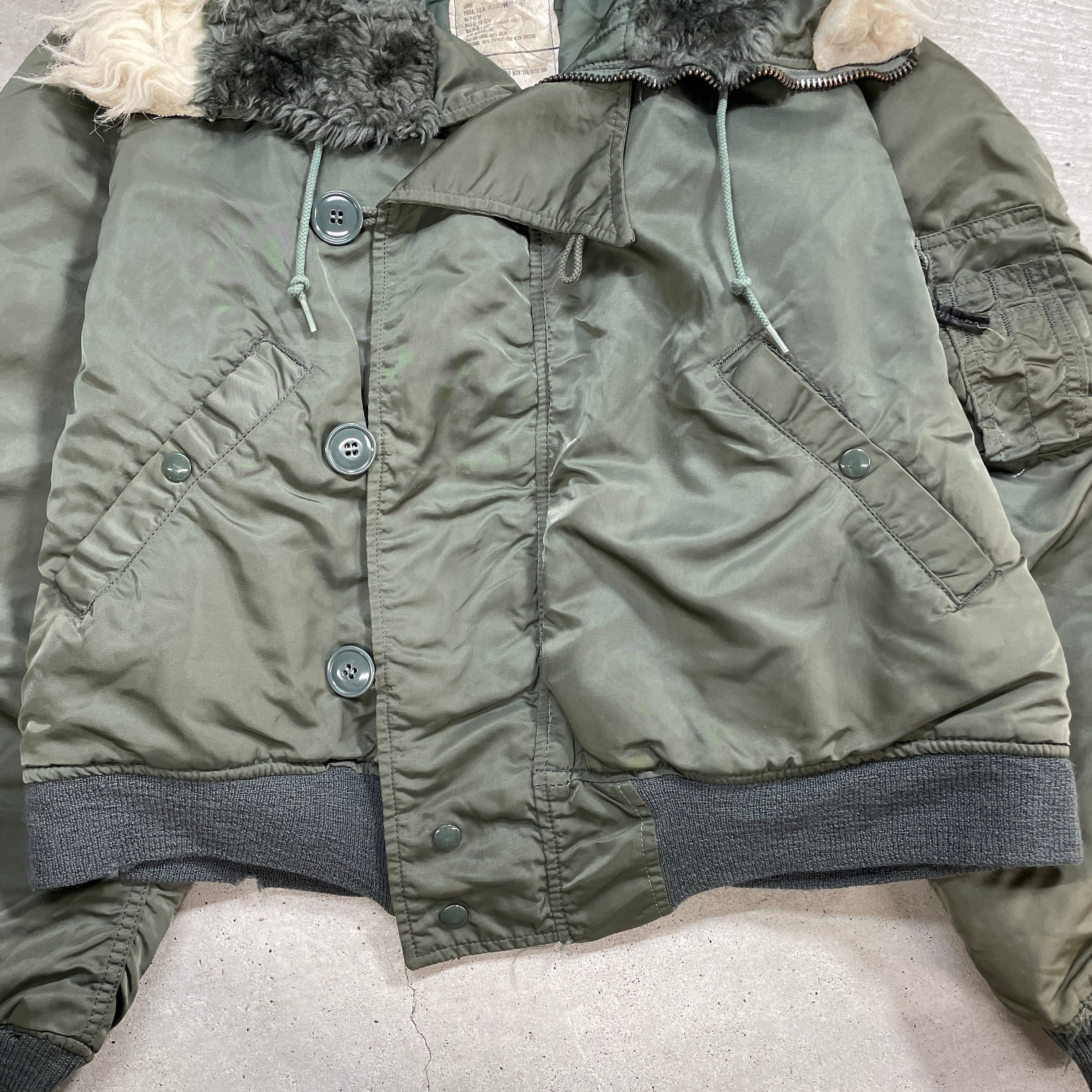 85年納品 U.S.AIR FORCE 米軍実品 N-2B フライトジャケット 85年納品 U.S.AIR FORCE 米軍実品 N-2B フライトジャケット