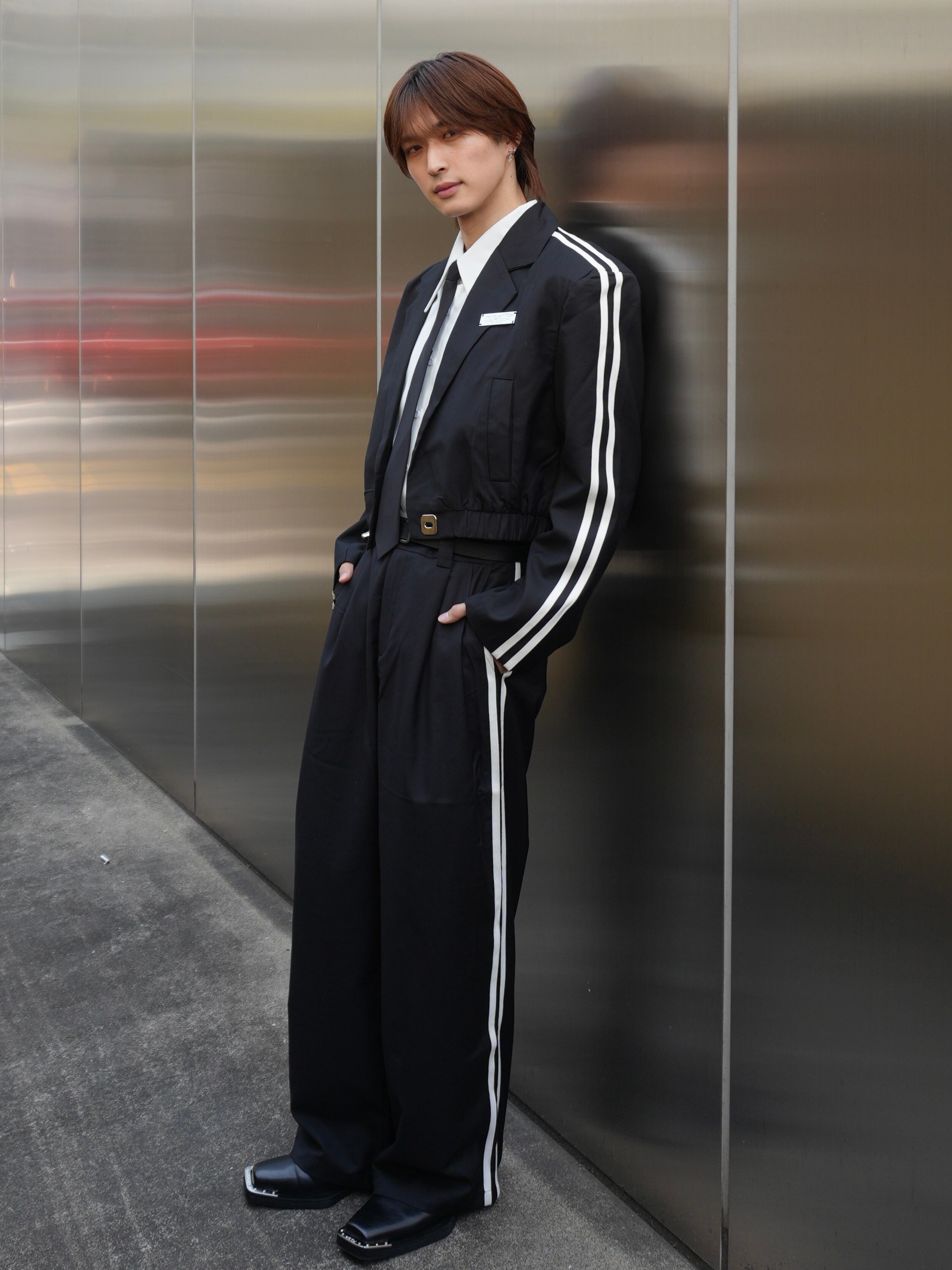 ジャケット・アウター [ALUDE SELECT) zip pocket short jacket ALUDE SELECT】mode short jacket（4color） | 【ALUDE】韓国メンズ