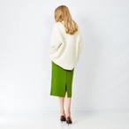 light green knit skirt