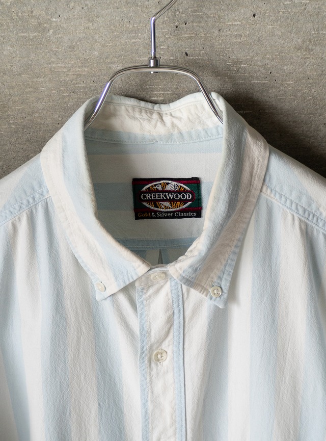 "CREEKWOOD" 1990s Wide stripe shirt