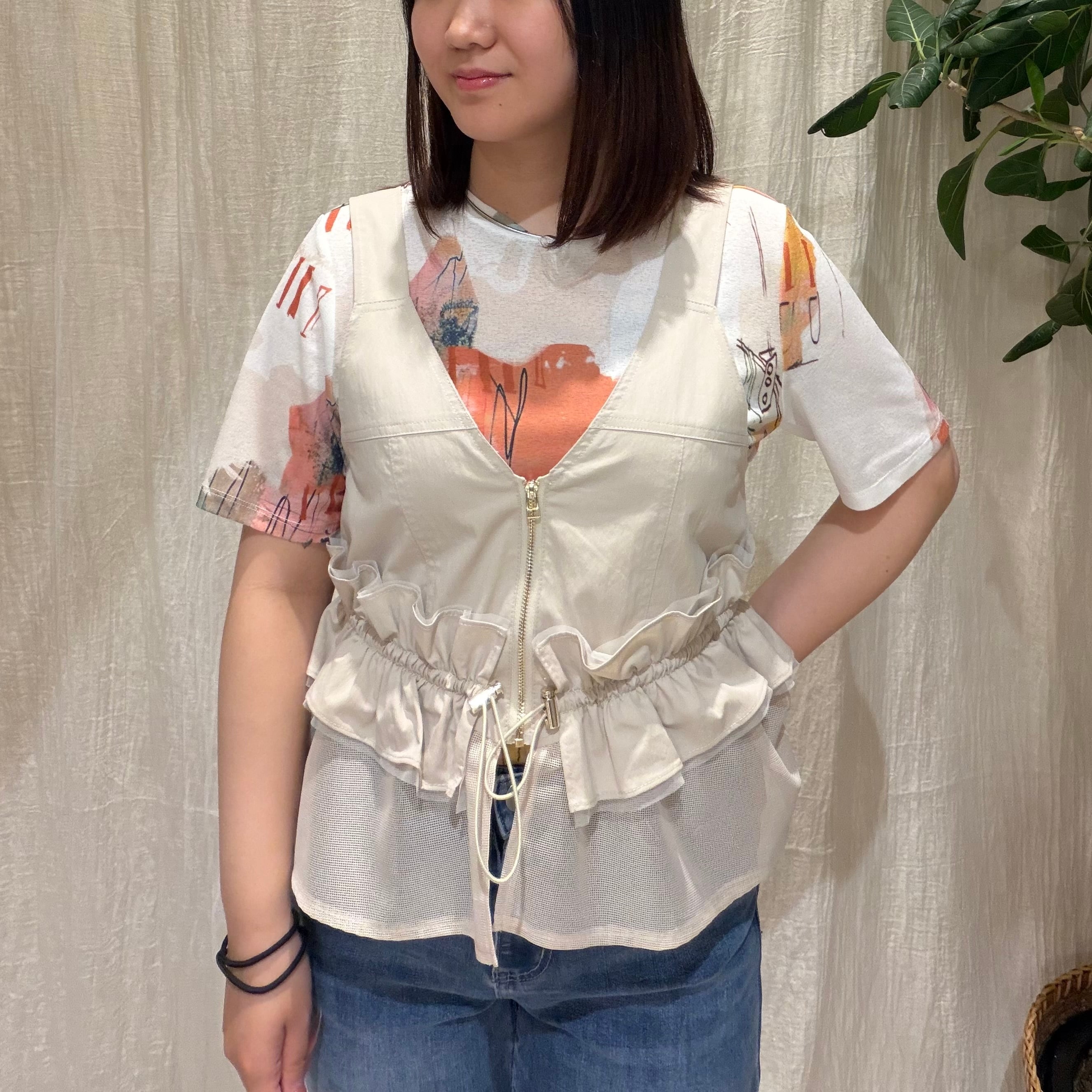 新品　エイミーロウ　バンダナカスタムジャケット　カーキ Eimee Law | EARL