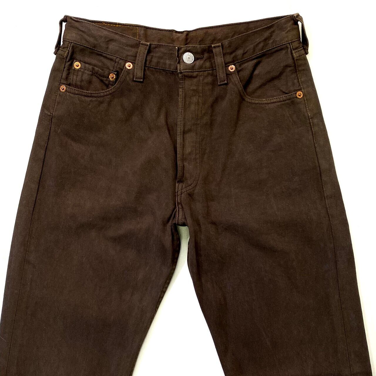 90年代 Levi's ユーロリーバイス 501 ストレート 後染めブラウン
