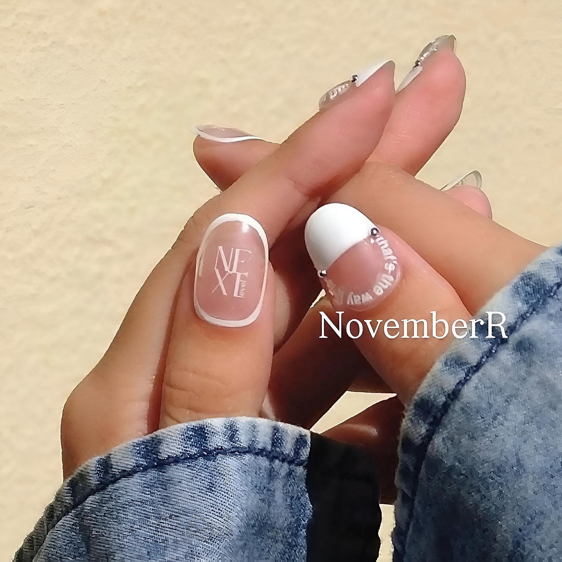 LA894☆ホワイト夏ネイルチップ | NovemberR 〰️ネイルチップ販売〰️