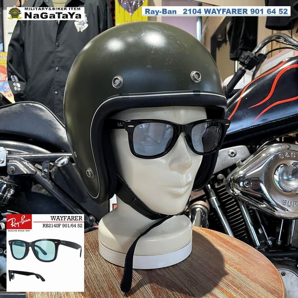 NEW レイバンサングラス RB2140F 901/64 52サイズ Ray-Ban WAYFARER ウェイファーラー ブルーグレー2020年モデル  フルフィット メンズ レディース UVカット | MB3Nagataya powered by BASE