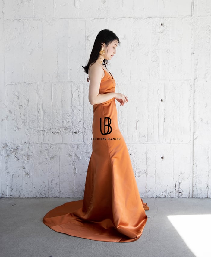 THE URBAN BLANCHE テラコッタドレス NEW】【THE URBAN BLANCHE ORIGINAL 】 color dress terra cotta