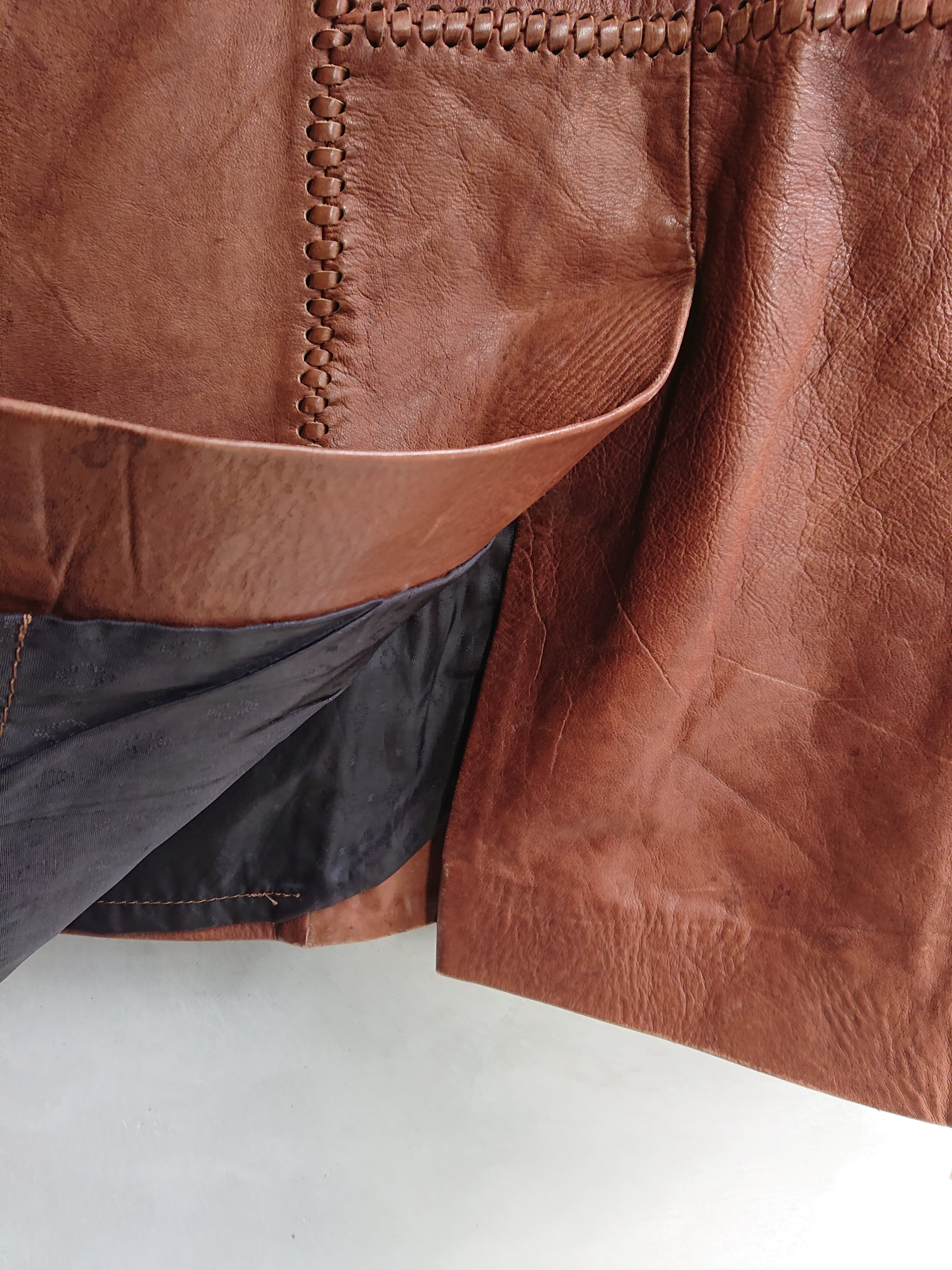 1970s Char LEATHER JACKET Brown Color | BOW & ARROW WEB STORE