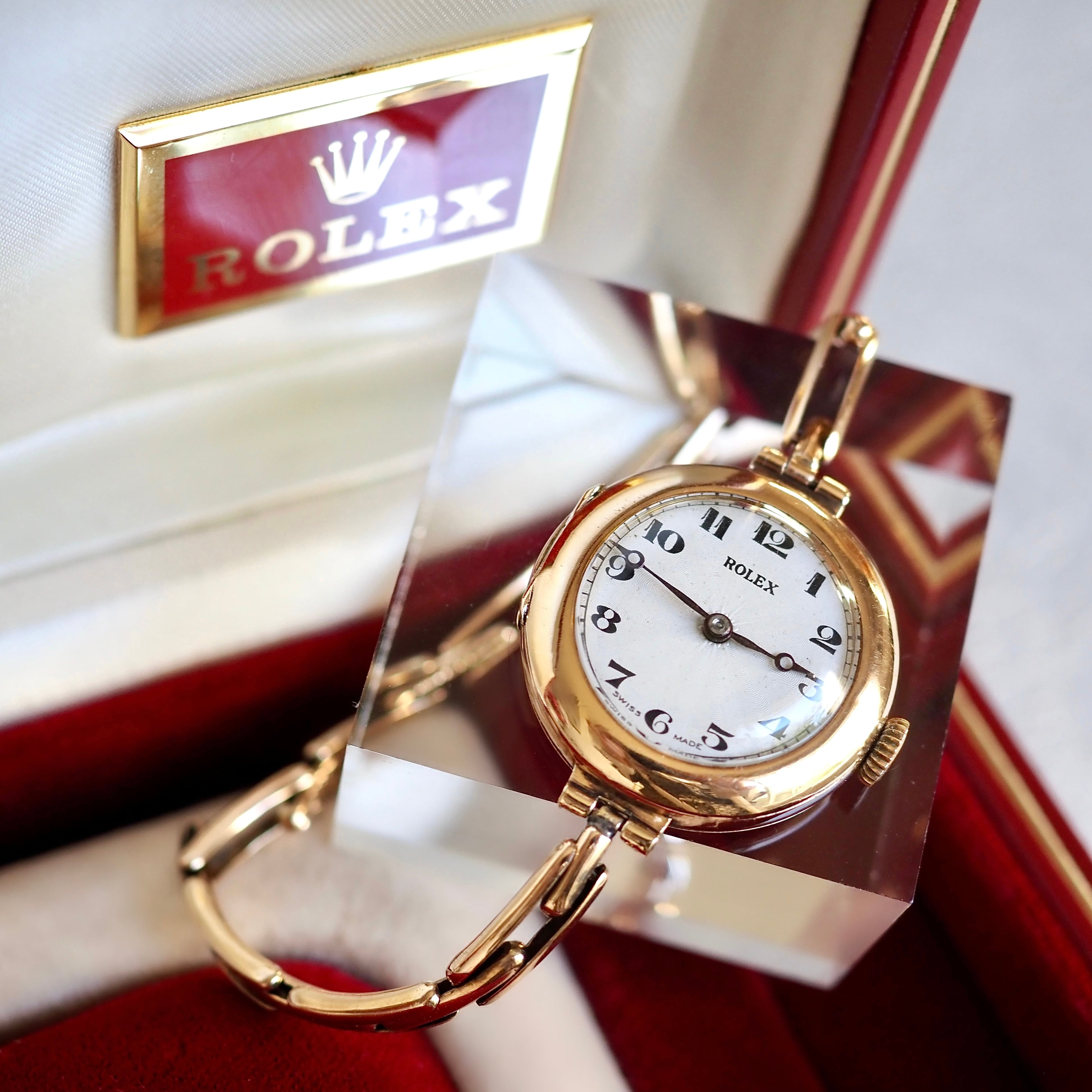 OH済 希少 ロレックス 英国製 金無垢 YG アンティークウォッチ OH済 希少 ロレックス 英国製 金無垢 YG アンティークウォッチ