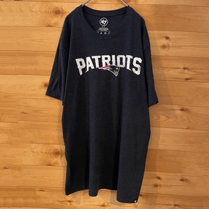 【47Brand】NFL ニューイングランド ペイトリオッツ Tシャツ XL ビッグサイズ アメフト New England Patriots us古着 アメリカ古着