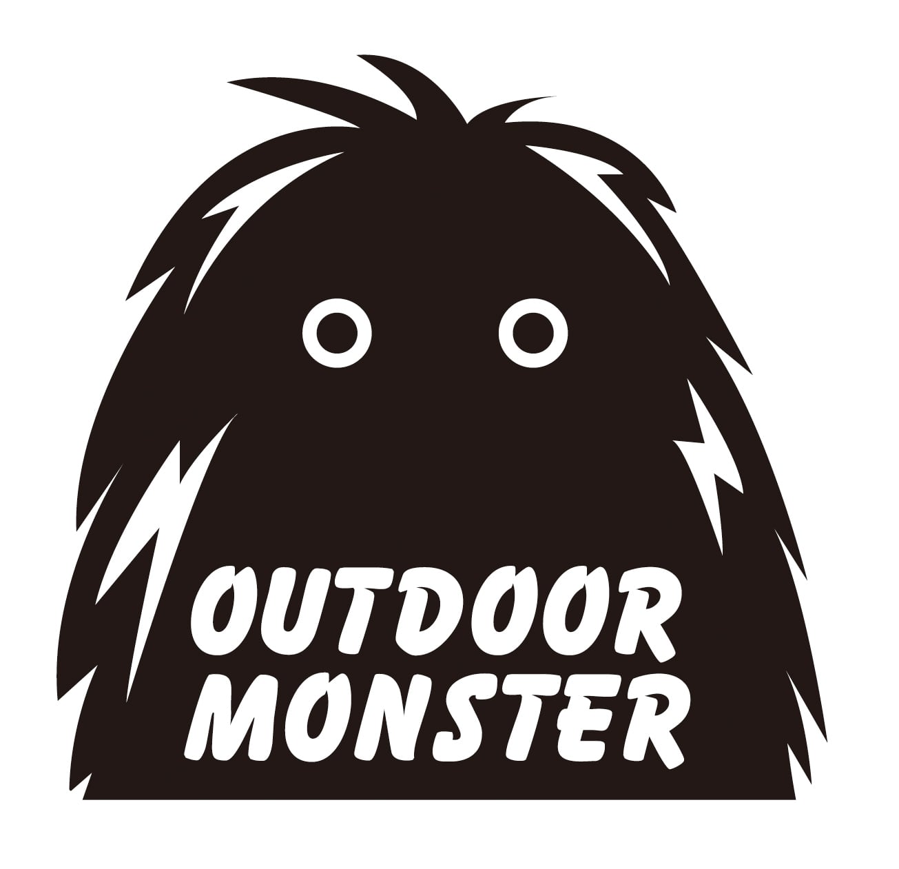 OUTDOOR MONSTER デカールステッカー（FACE）