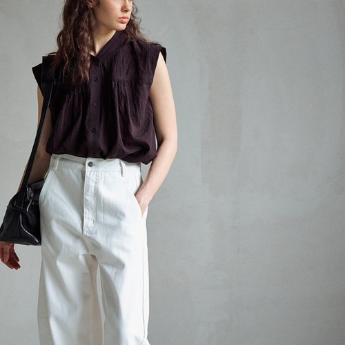Sheer  Open Color Loose Shirt 【3color】 T4583