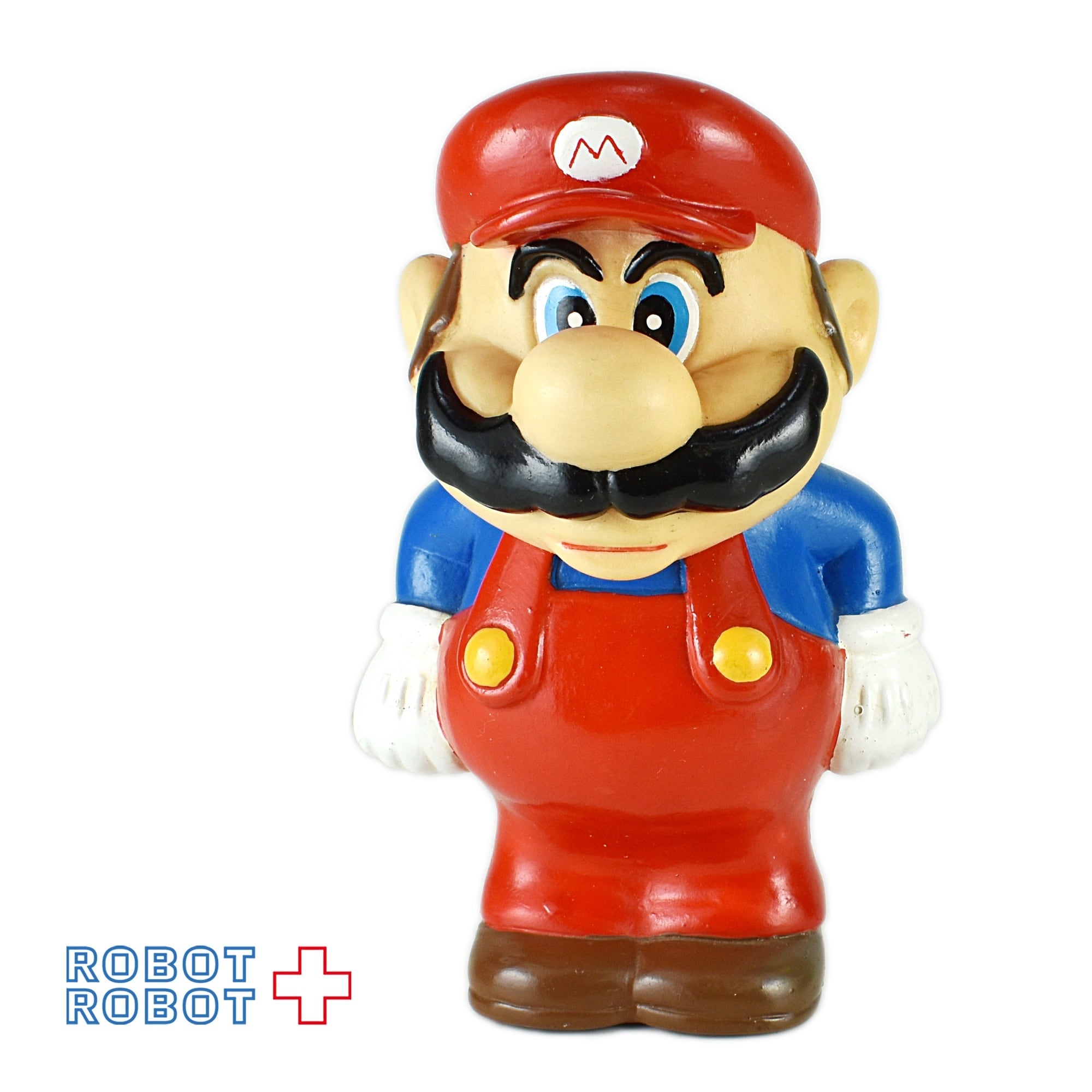 当時物 1989年 アプローズ社 スーパーマリオ PVC フィギュア キノコ アプローズ社 ニンテンドー スーパーマリオ ソフビ貯金箱 | ROBOTROBOT