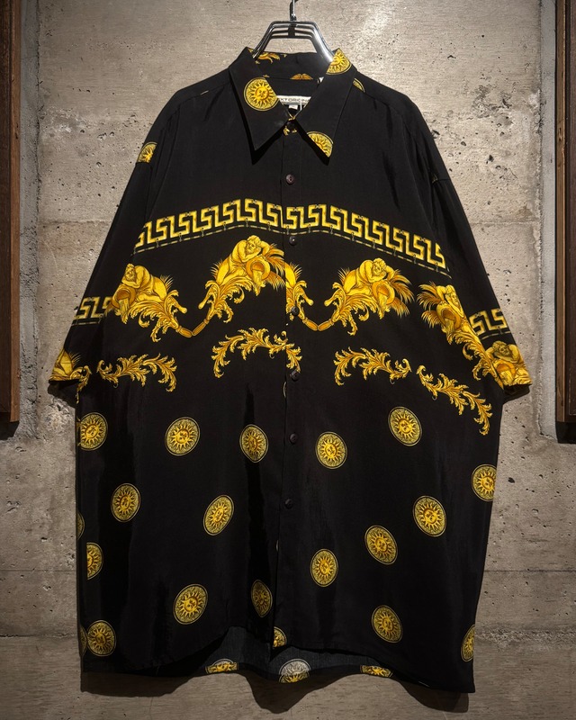 【Caka】Baroque Design Vintage Loose S/S Shirt