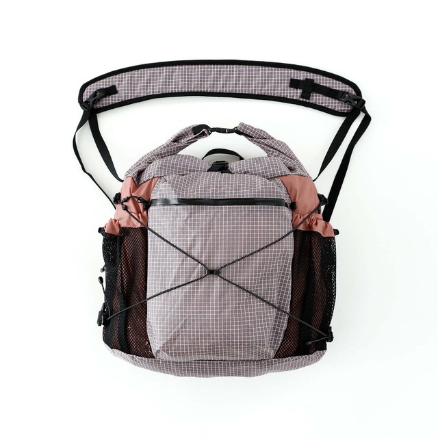 [CAYL] rolltop cross bag (cayl grid) / red bean 正規品 韓国ブランド 韓国通販 韓国代行 韓国ファッション ケイル 取扱店 日本 店舗