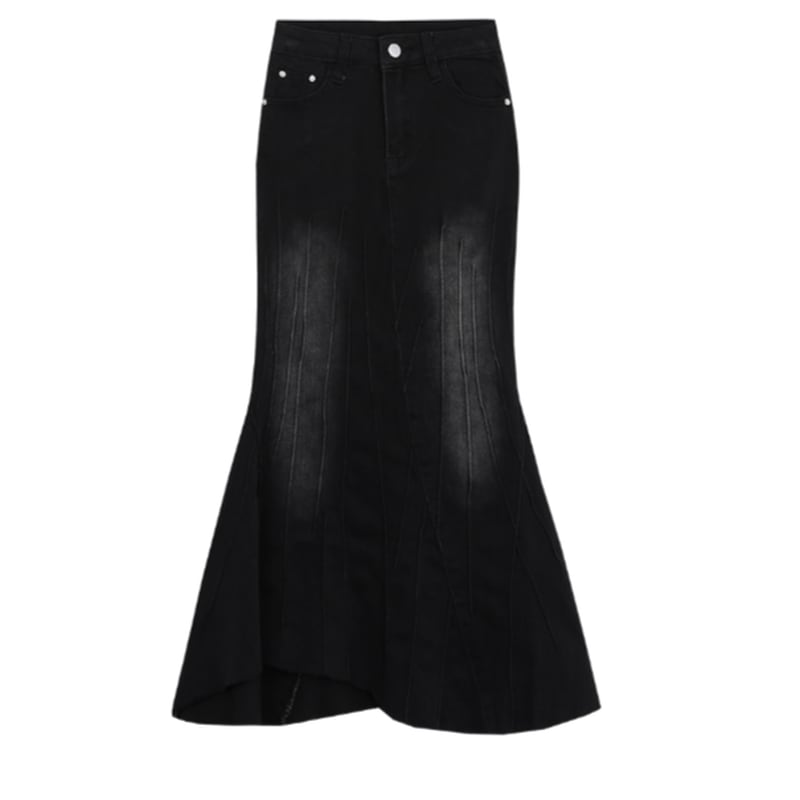 high waist mermaid long skirt la1410