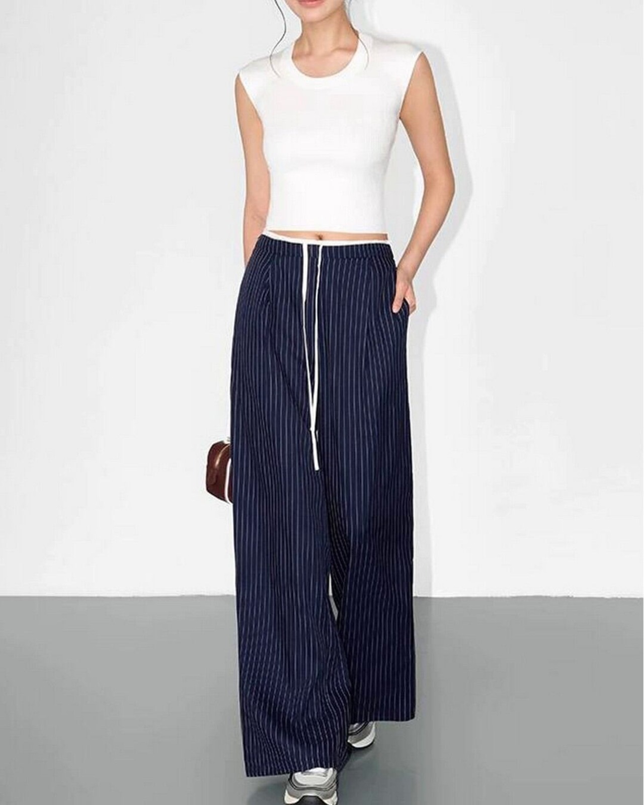 ストライプロングパンツ  2color A0367 - 11