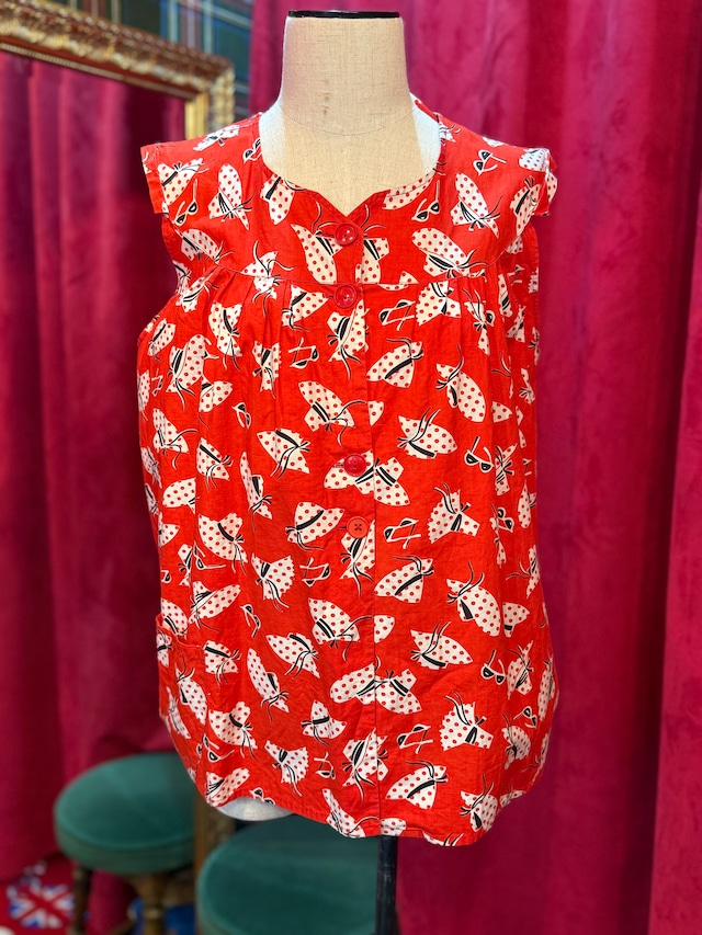 英国50’ｓ Vintage　ブラウス