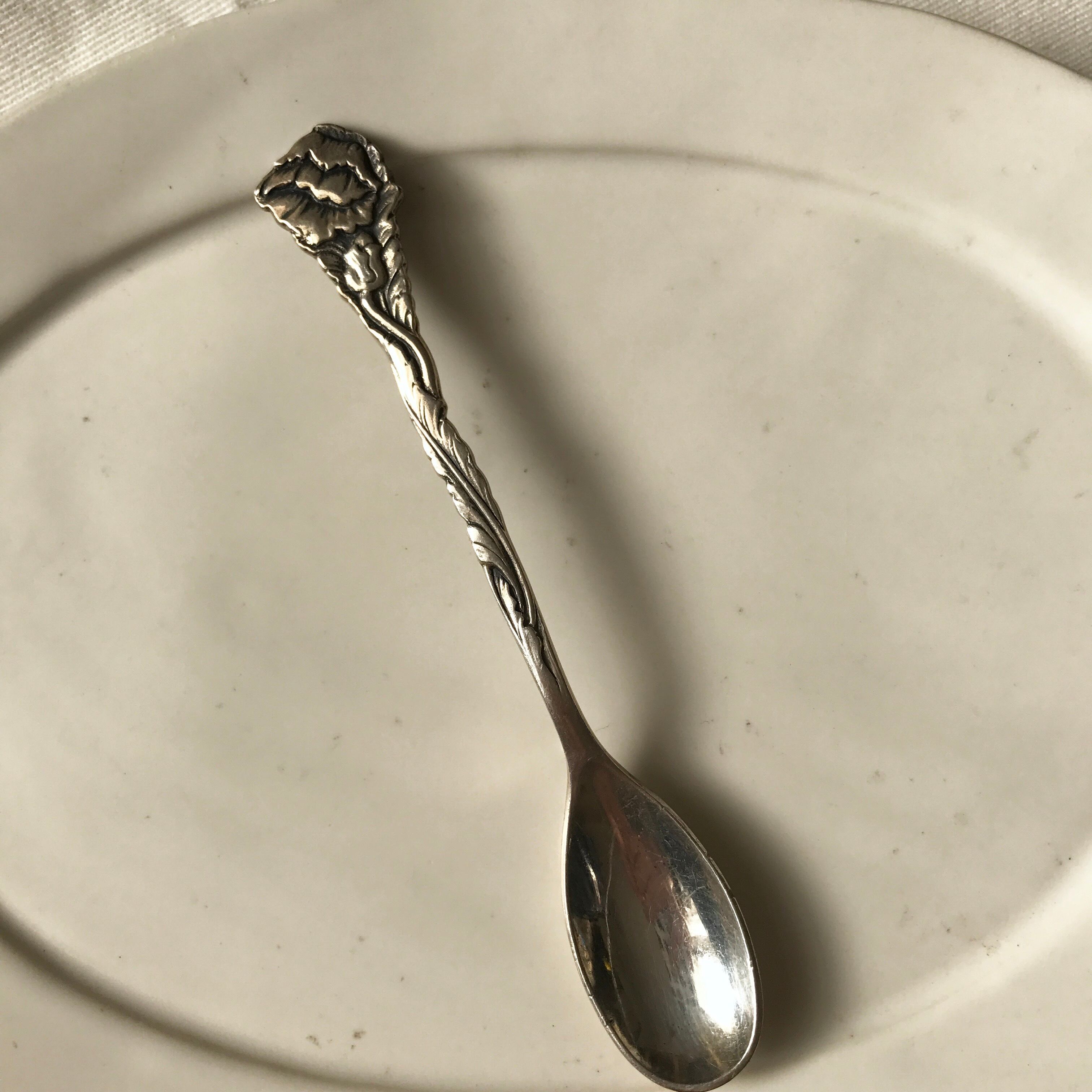 オランダの花モチーフのスプーン3