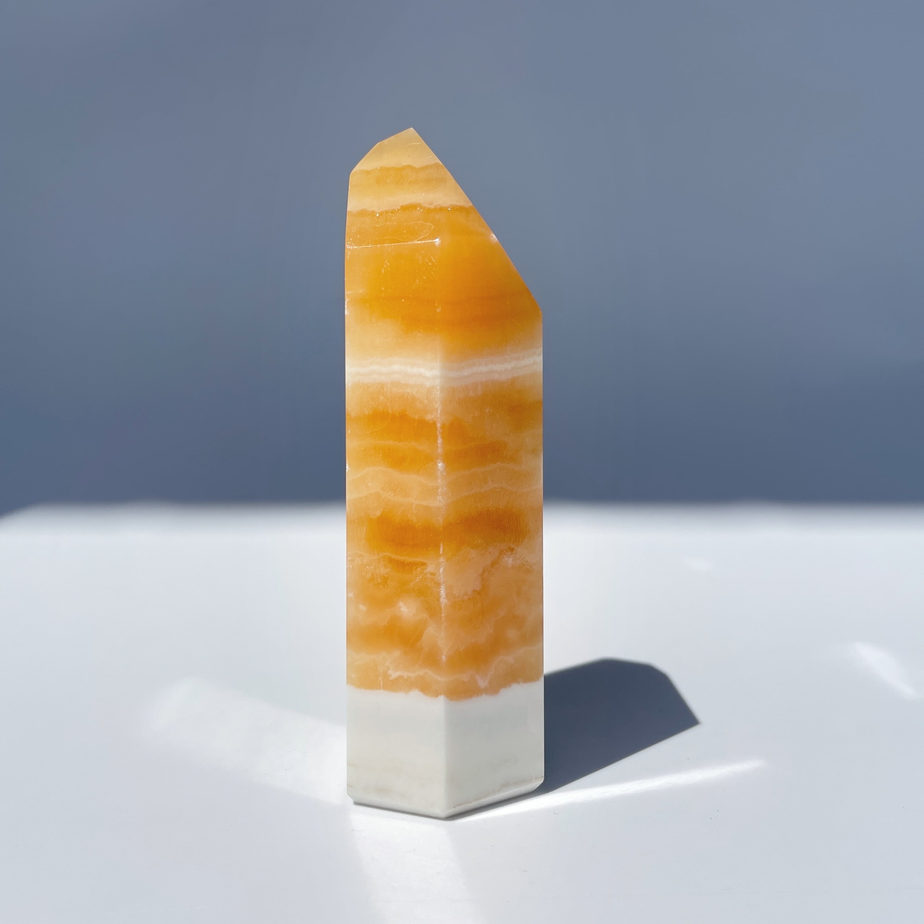 オレンジカルサイト タワー型05◇ Orange Calcite ◇天然石・鉱物