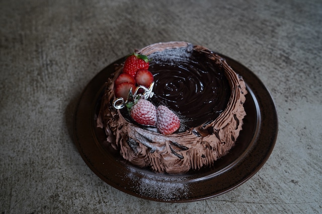 【大磯店受取のみ】【ブッシュドノエル】クリスマス生ケーキ4号