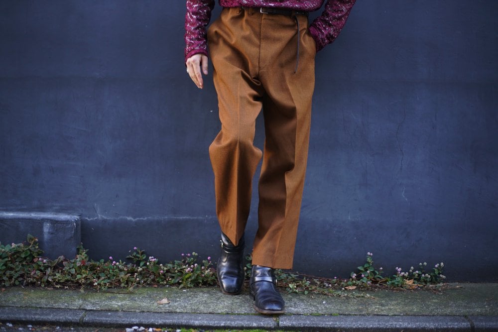 Levis STA-PREST] Vintage Wool Trousers Peg Pants [1960s-] Vintage