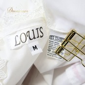フォークダンス 衣装 LOUIS ルイス トップス ブラウス ホワイト系 刺繍 白 カラフル 花 花柄 明るい チロリアン 赤 緑 黄 かわいい ダンス衣装 イベント 練習 レッスン レッド系 グリーン系 イエロー系