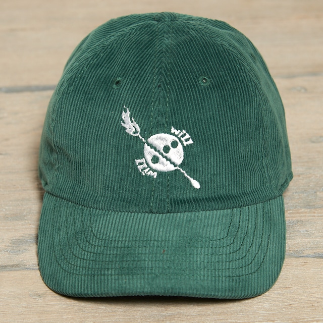 Bar Logo Corduroy Cap Green