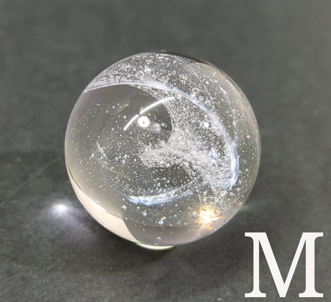 つながり」遺骨ガラスのガラス玉（M） | glass with