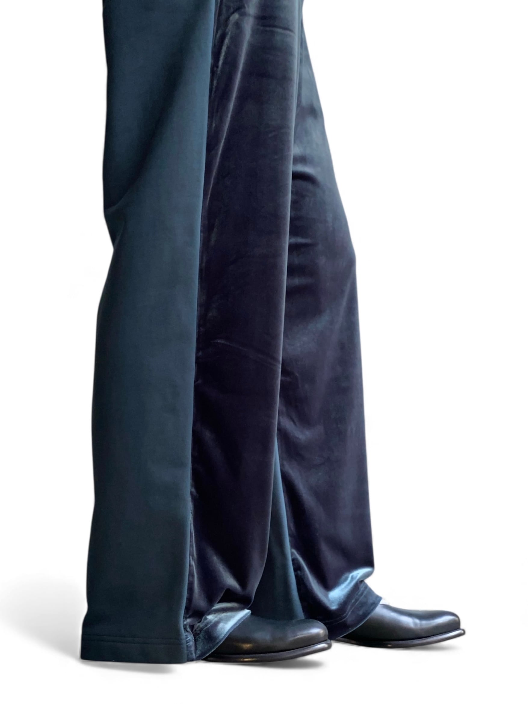 GEN IZAWA / Velours & sweat switch pants (green) | TUNAGI JAPAN