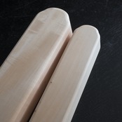 四十沢木材工芸　くりぬき箸箱(1個) / Hollowed-out Cutlery Serving Tray Slim［2104330000209］