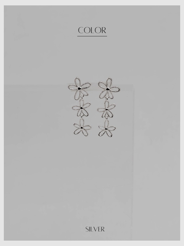 Earring/Pierce -Silver-