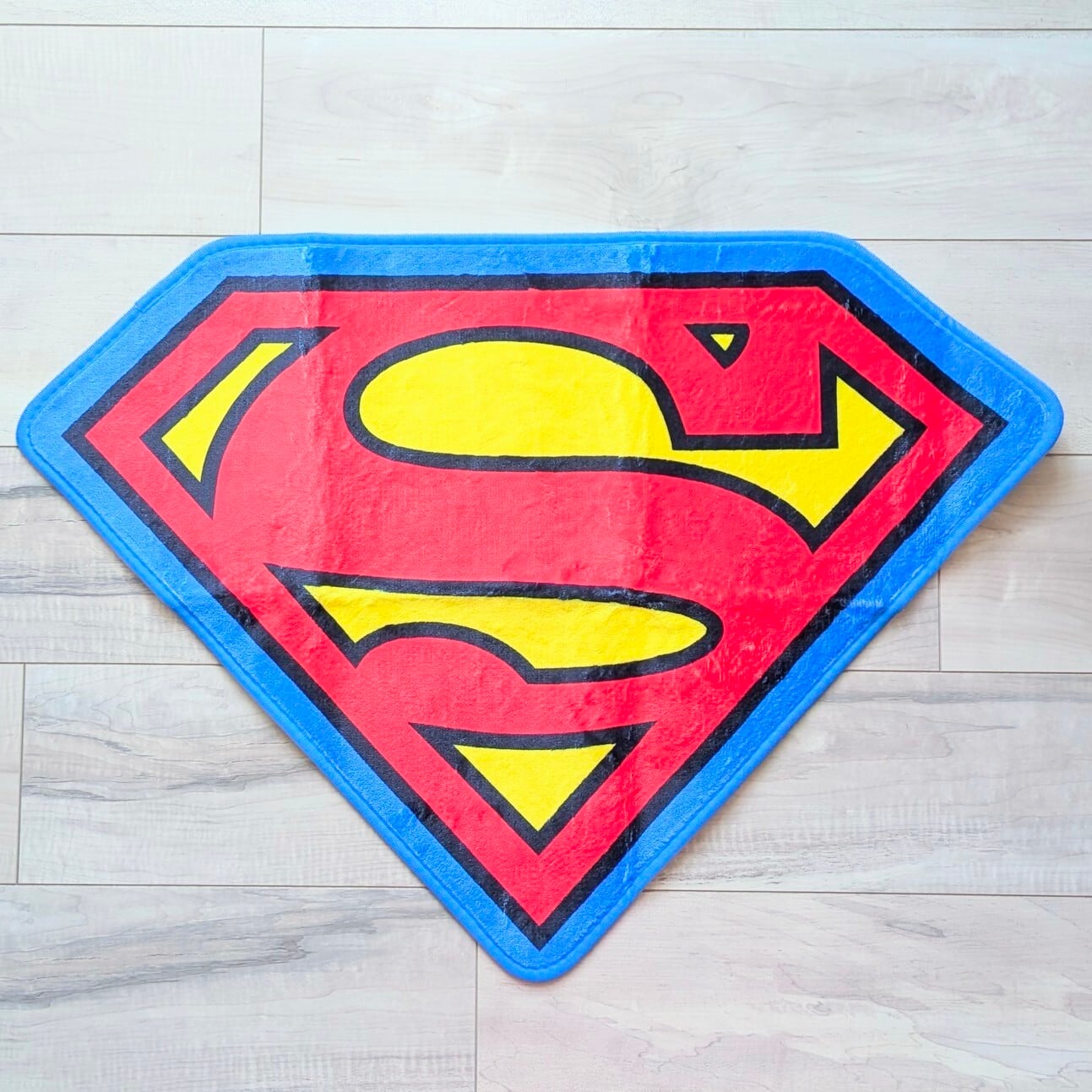 【 Superman（ スーパーマン ） 】American Small MAT ( 裏面滑り止め加工 ) / フロアマット / サラッサラマット / トイレ / バス / エントランス 〚アメリカン雑貨 アメトイ〛