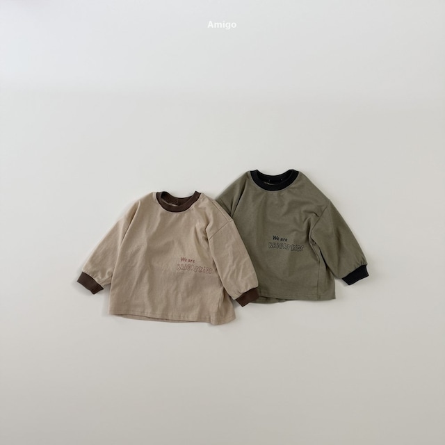 【取寄】amigo|butter rib tee|バターリブT|XS-XL|kids|26 autumn