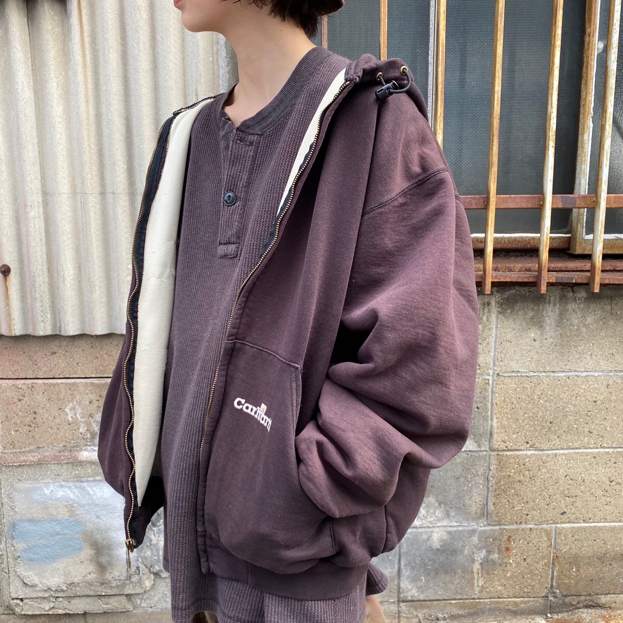 Carhartt カーハート ワンポイントロゴ 刺繍 フルジップ スウェット