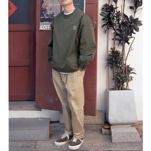 Logo print pullover tops 1085