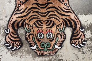 Tibetan Tiger Rug 《Sサイズ•シルク213》チベタンタイガーラグ