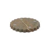 MARBLE CIRCLE DECO TRAY - Green marble