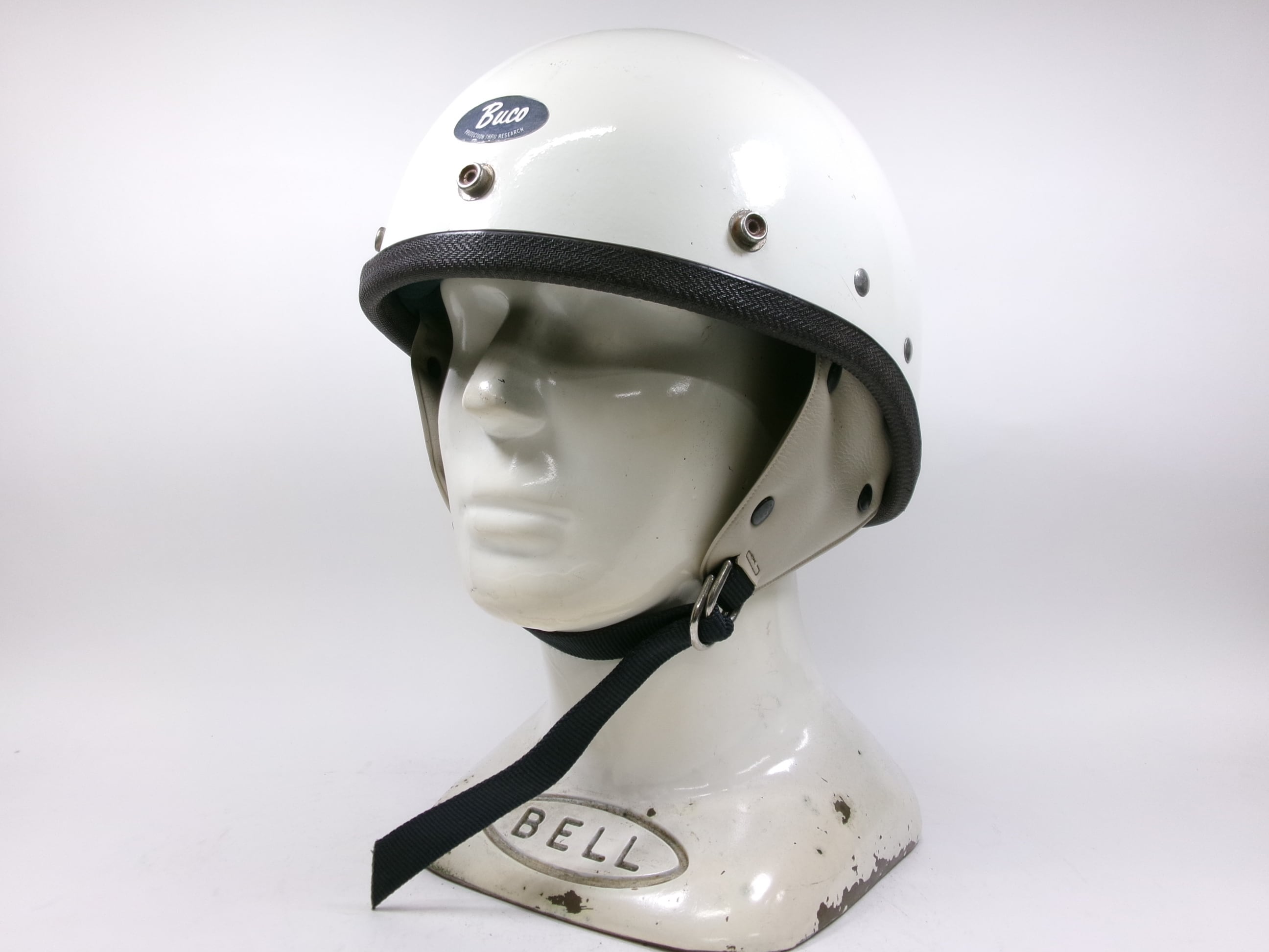 リペア済 60'S BUCO ビンテージ ハーフ ヘルメット ブコ リペア済 60'S BUCO ビンテージ ハーフ ヘルメット ブコ