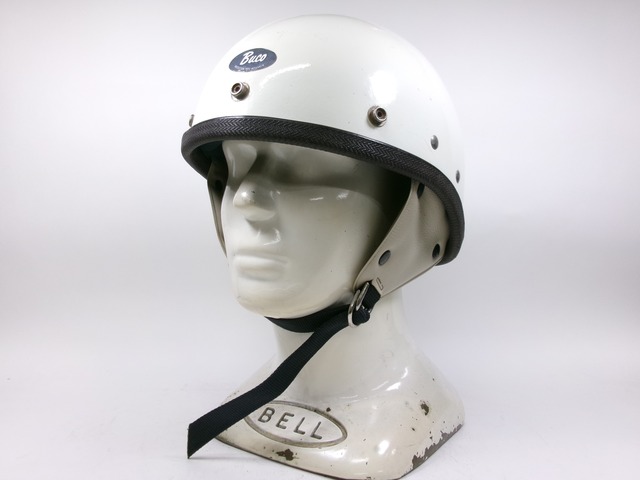 60s BUCO TRAVELER ハーフヘルメット 目深加工済み L ☆ 60年代 ブコ 