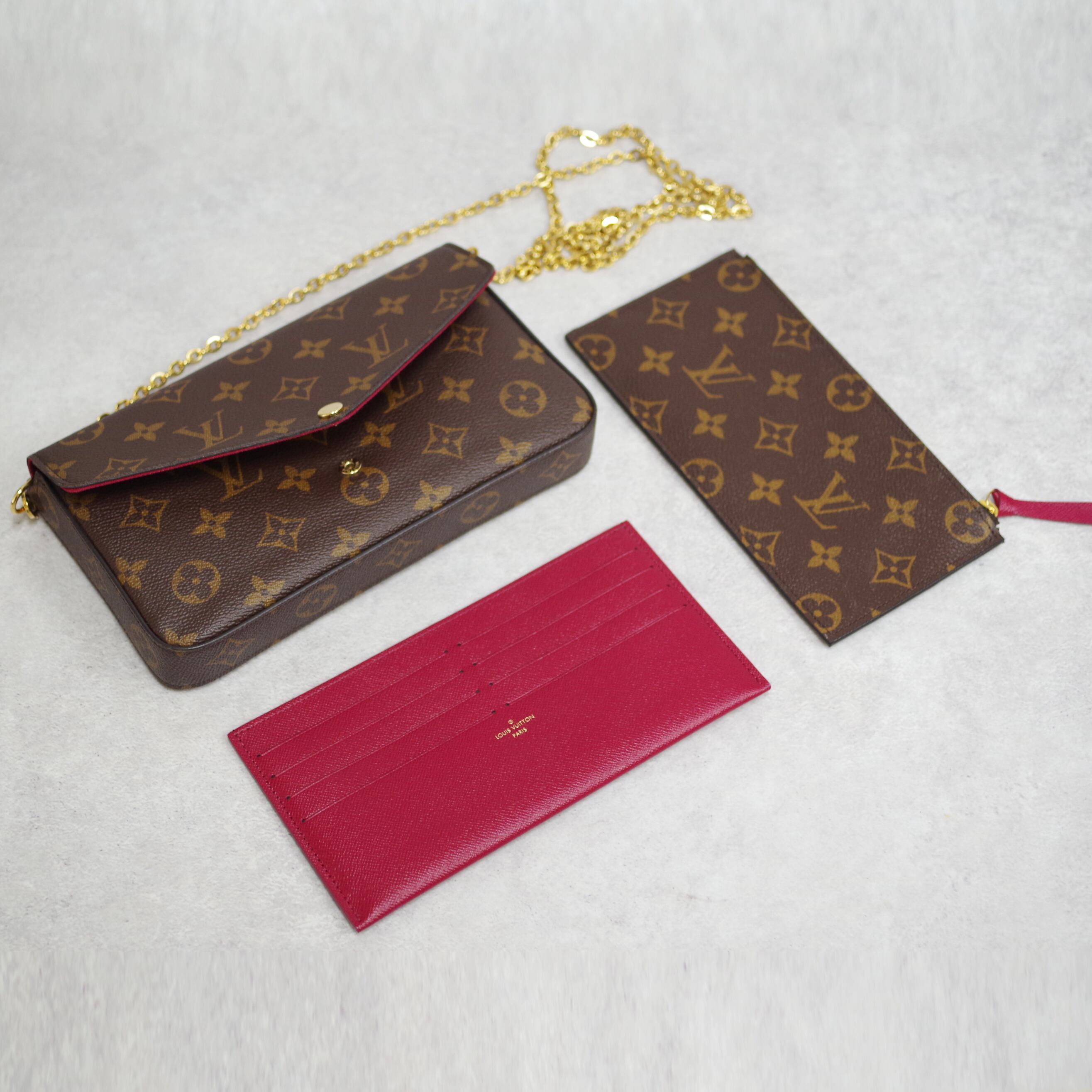 LOUIS VUITTON ルイ・ヴィトン モノグラム ポシェットフェリシー　チェーンウォレット | rean powered by BASE