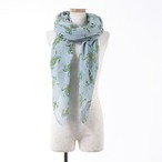 蟹柄ストール スカーフ コットン 大判コットンストール クラブ 蟹 変柄 変わり柄 面白柄 ユニーク