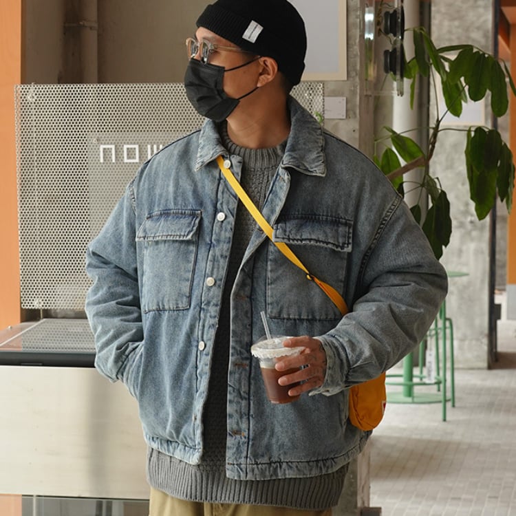 デニム パデッドジャケット G00218