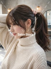 【レディース】ポニーテール(手づかみ)