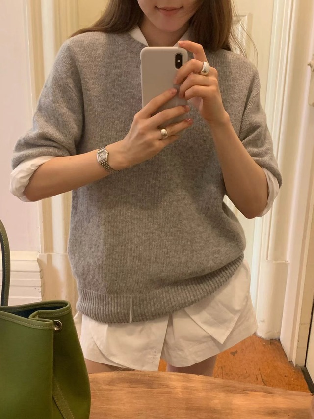 (OUNCE) rico round  knit / 3color