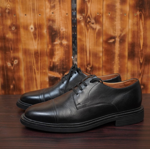 ralphlauren 革靴 asher captoe us9.5 27.5cm / ラルフローレン 黒 Vibram ビブラム ブラック