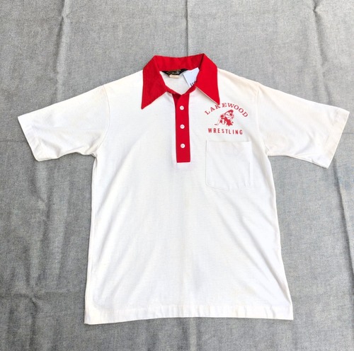 80s LAkEWOOD WRESLING polo shirt 小岩店
